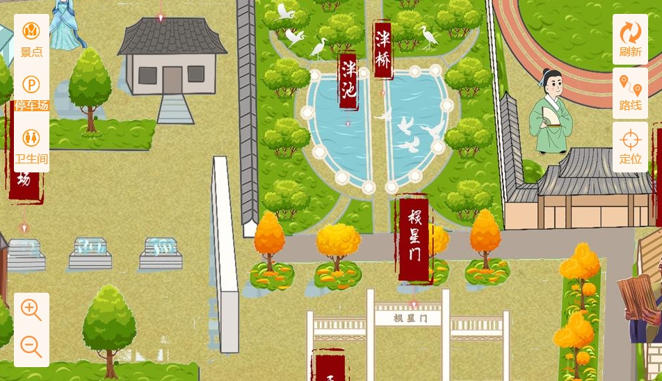 马尾手绘地图景区语音讲解导览系统：智慧景区建设的基石